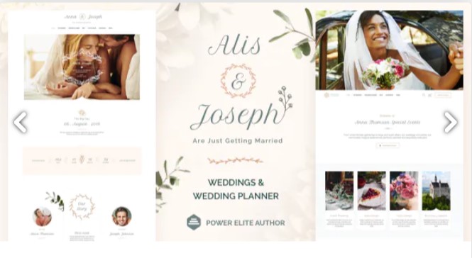 Top Wedding Planner WordPress Themes 2020 - Alis