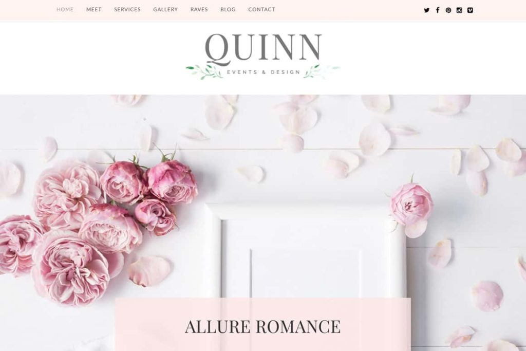 Top Wedding Planner WordPress Themes 2020 - Quinn