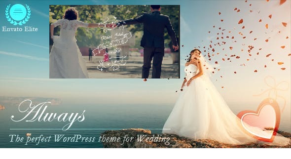 Save the Date Wedding WordPress Theme - Always