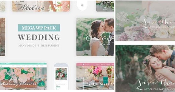 Top Wedding WordPress Theme for Save the Date 2020- Wedding Industry