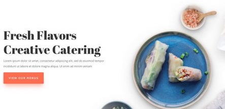 Top Wedding Venue WordPress Theme - Food Catering