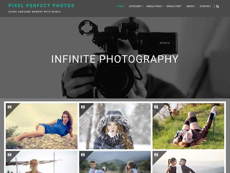 Free Wedding Photography WordPress Themes 2020 - Infinite Photgraphy