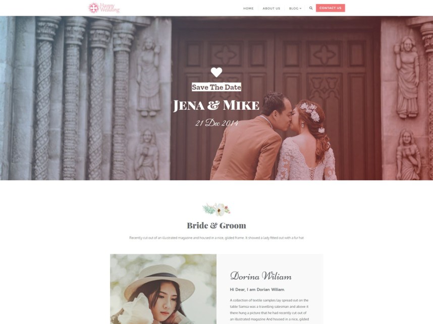 Top Free Wedding WordPress Themes 2020 - Happy Wedding Day