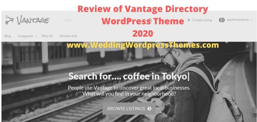Vantage Directory WordPress Theme - Rating and Review