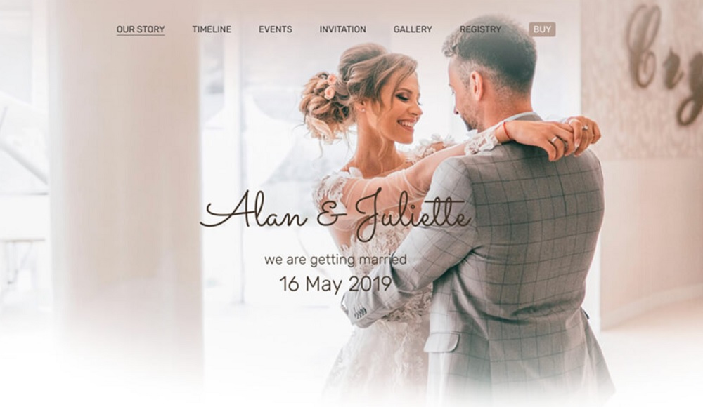 Wedding RSVP WordPress Theme - Kalium