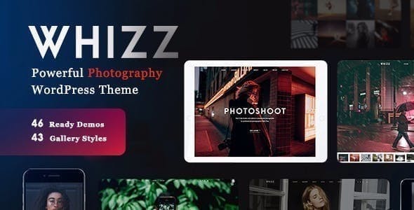 Wedding Photography WordPress Theme - Whizz