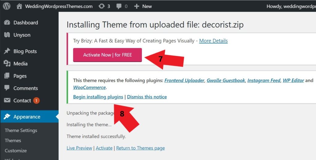 Create an online store with WordPress Theme Decorist