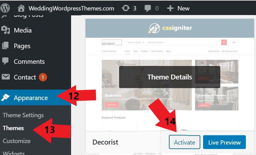 Create an online store with WordPress Theme Decorist